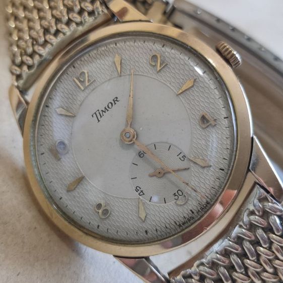ทอง อื่นๆ นาฬิกา วินเทจ ตัวเรือน 9CT 9K 375 แบรนด์ Timor swiss made ยุคปี 1960-1970