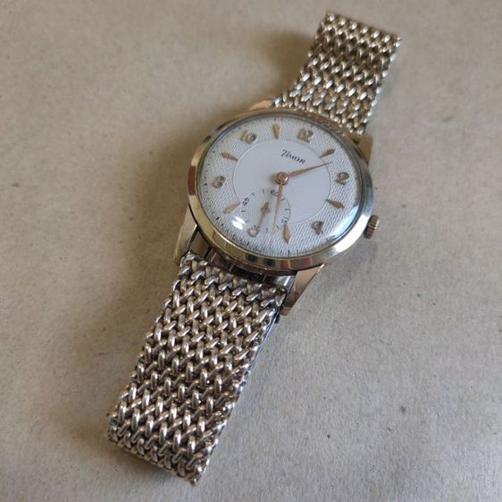 นาฬิกา วินเทจ ตัวเรือน 9CT 9K 375 แบรนด์ Timor swiss made ยุคปี 1960-1970 รูปที่ 5