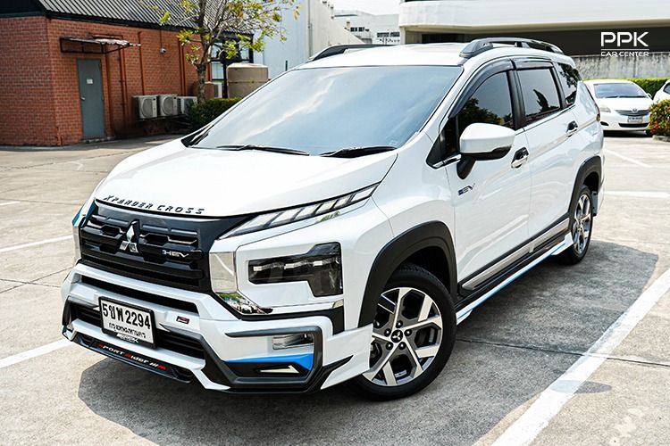 Mitsubishi Xpander 2024 1.6 HEV Utility-car เบนซิน ไม่ติดแก๊ส เกียร์อัตโนมัติ ขาว