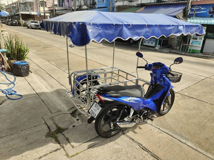 🛵ยังไงก็ขาย WAVE 110i(พร้อมพ่วงข้าง วิ่งน้อย4600โล) ปี 68 เครื่องดี สีสวย สตาร์ทมือ รถบ้านพร้อมใช้งาน เปลี่ยนน้ำมันเครื่องฟรี ส่งฟรี30กิโล รูปที่ 6