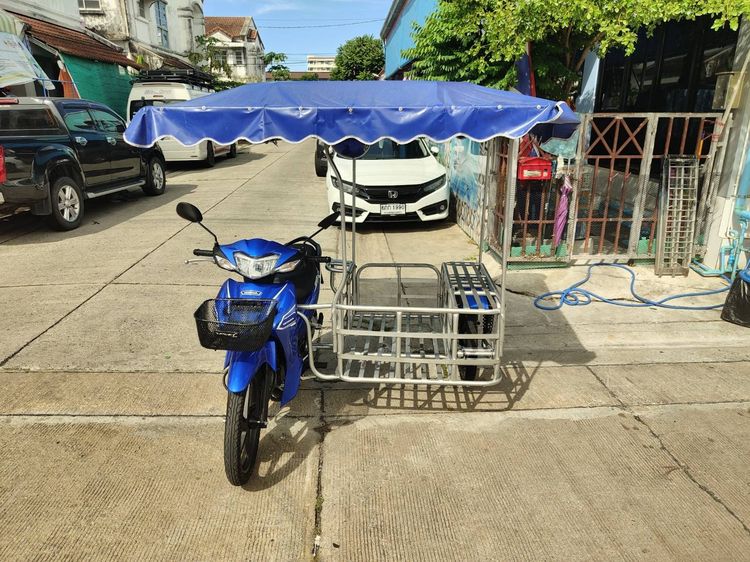 🛵ยังไงก็ขาย WAVE 110i(พร้อมพ่วงข้าง วิ่งน้อย4600โล) ปี 68 เครื่องดี สีสวย สตาร์ทมือ รถบ้านพร้อมใช้งาน เปลี่ยนน้ำมันเครื่องฟรี ส่งฟรี30กิโล รูปที่ 3