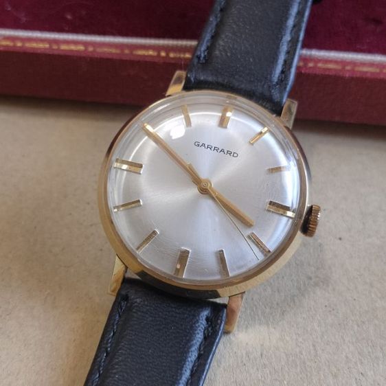 นาฬิกาวินเทจ แบรนด์ Gerrard ตัวเรือน ทองคำ 9K 375 ขนาด 32มม. ปี1972 รูปที่ 2