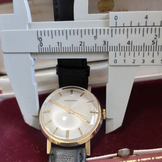 นาฬิกาวินเทจ แบรนด์ Gerrard ตัวเรือน ทองคำ 9K 375 ขนาด 32มม. ปี1972 รูปที่ 6