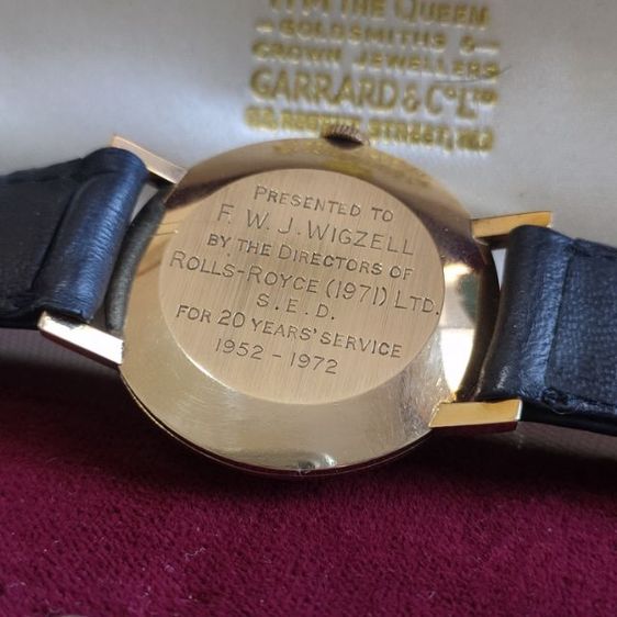 นาฬิกาวินเทจ แบรนด์ Gerrard ตัวเรือน ทองคำ 9K 375 ขนาด 32มม. ปี1972 รูปที่ 13