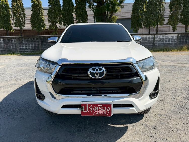 Toyota Hilux Revo 2021 2.4 Prerunner Mid Pickup ดีเซล ไม่ติดแก๊ส เกียร์อัตโนมัติ ขาว รูปที่ 2