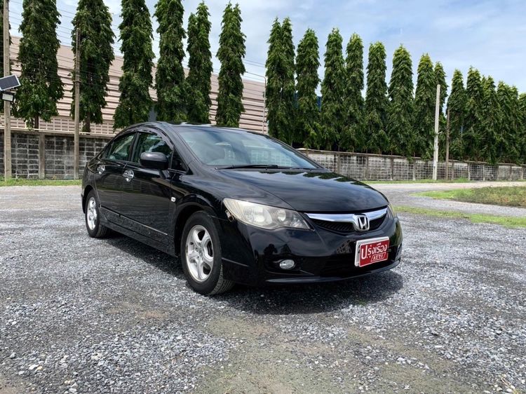 Honda Civic 2009 1.8 S i-VTEC Sedan เบนซิน ไม่ติดแก๊ส เกียร์อัตโนมัติ ดำ รูปที่ 3