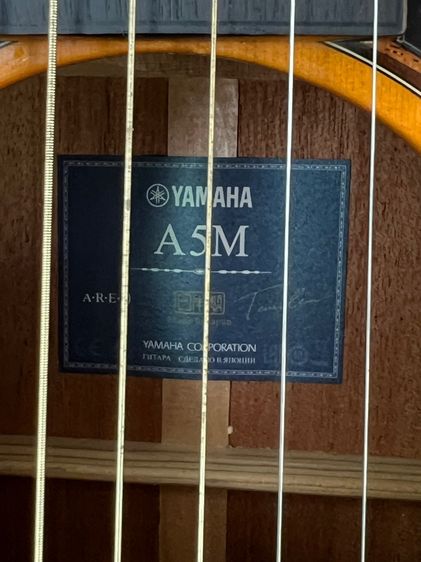 Guitar Yamaha A5M พร้อมเคส ตัวท้อป Made in Japan รูปที่ 5