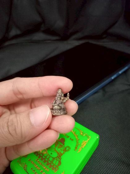 พระพิฆเนศนั่งบัลลัง ของแท้ จากวัดดังนครหลวงอยุธยา รูปที่ 4