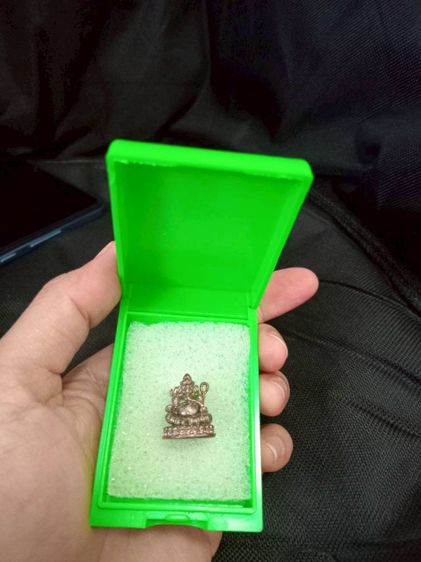 พระพิฆเนศนั่งบัลลัง ของแท้ จากวัดดังนครหลวงอยุธยา รูปที่ 3