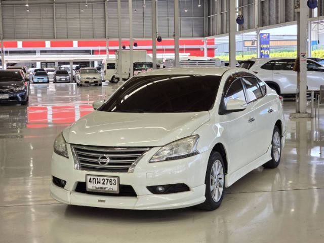 Nissan Sylphy 2014 1.6 V Sedan เบนซิน ไม่ติดแก๊ส เกียร์อัตโนมัติ ขาว รูปที่ 2