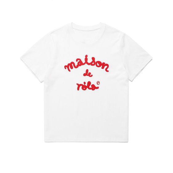 เสื้อยืด ROLAROLA MAISON DE ROLA EMBROIDERY T SHIRT รุ่นวอนยอง