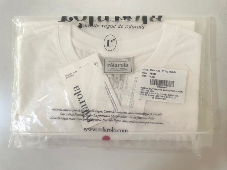 เสื้อยืด ROLAROLA MAISON DE ROLA EMBROIDERY T SHIRT รุ่นวอนยอง รูปที่ 3