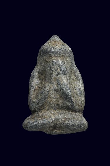 พระปิดตาพิมพ์จัมโบ้เนื้อชินเขียว