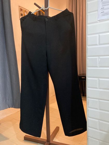 กางเกงทรงกระบอกกลาง