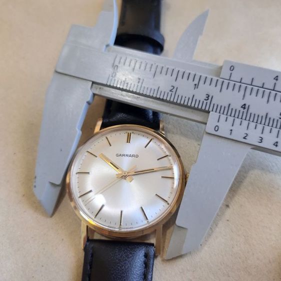 นาฬิกาวินเทจ แบรนด์ Gerrard ตัวเรือน ทองคำ 9K 375 ขนาด 33มม.. ปี1977 รูปที่ 13