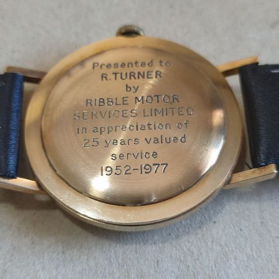 นาฬิกาวินเทจ แบรนด์ Gerrard ตัวเรือน ทองคำ 9K 375 ขนาด 33มม.. ปี1977 รูปที่ 11