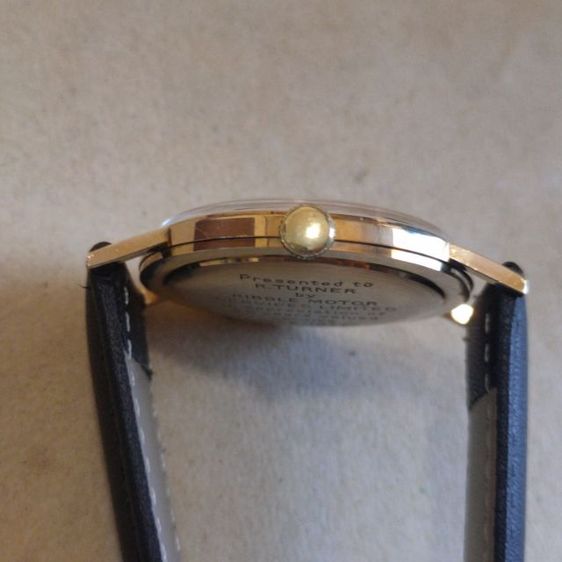 นาฬิกาวินเทจ แบรนด์ Gerrard ตัวเรือน ทองคำ 9K 375 ขนาด 33มม.. ปี1977 รูปที่ 7
