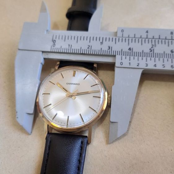 นาฬิกาวินเทจ แบรนด์ Gerrard ตัวเรือน ทองคำ 9K 375 ขนาด 33มม.. ปี1977 รูปที่ 12