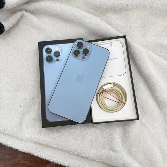 iPhone 13 pro max 256g สีฟ้า สภาพเดิมๆ รูปที่ 5