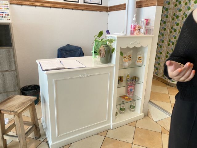 เคาเตอร์สีขาววินเทจ