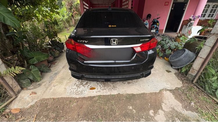 Honda City 2017 1.5 S i-VTEC Sedan เบนซิน ไม่ติดแก๊ส เกียร์อัตโนมัติ ดำ รูปที่ 2