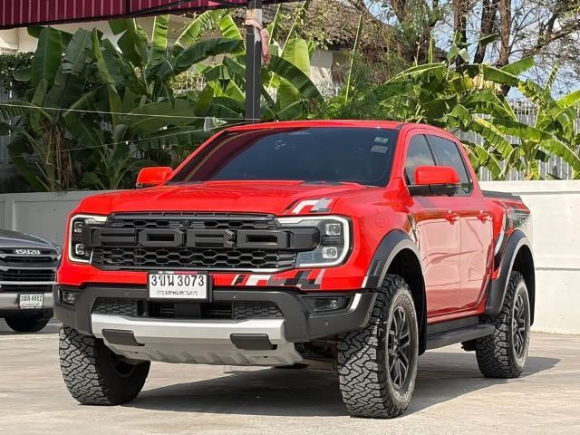 รถ Ford Ranger Raptor 3.0 4WD สี ส้ม