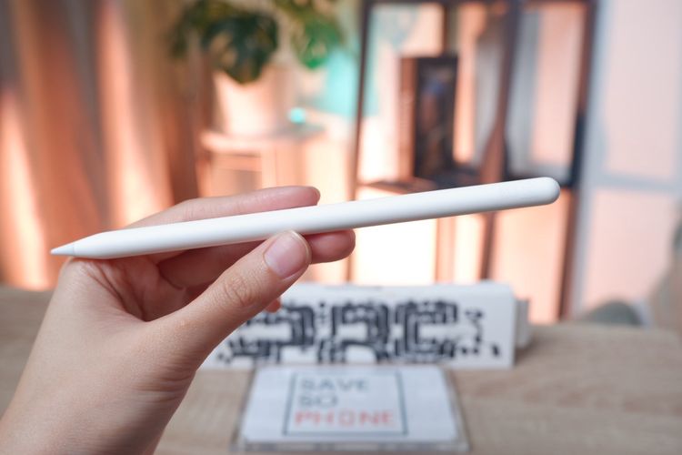 Apple Pencil Pro สี White เครื่องสวย ราคาเพียง 2,590.- มีประกันร้าน 60 วัน  รูปที่ 4