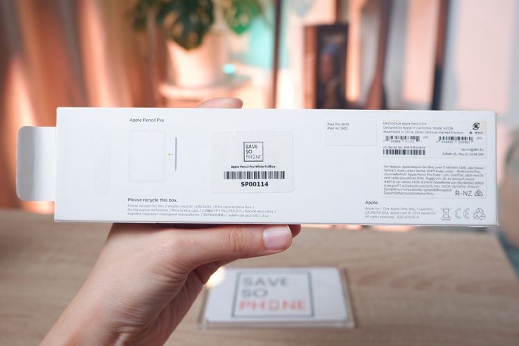 Apple Pencil Pro สี White เครื่องสวย ราคาเพียง 2,590.- มีประกันร้าน 60 วัน  รูปที่ 5