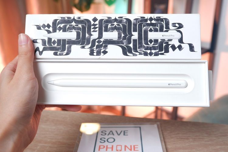 Apple Pencil Pro สี White เครื่องสวย ราคาเพียง 2,590.- มีประกันร้าน 60 วัน  รูปที่ 2