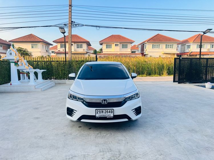 Honda City 2021 1.0 SV เบนซิน เกียร์อัตโนมัติ ขาว รูปที่ 2