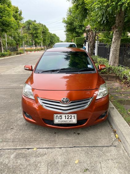 Toyota Vios 2007 1.5 J Sedan เบนซิน ไม่ติดแก๊ส เกียร์อัตโนมัติ ส้ม รูปที่ 3