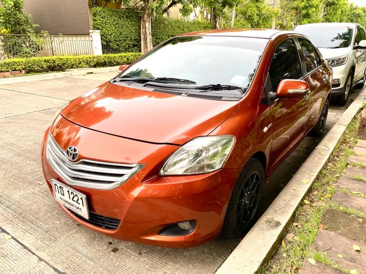 Toyota Vios 2007 1.5 J Sedan เบนซิน ไม่ติดแก๊ส เกียร์อัตโนมัติ ส้ม รูปที่ 2