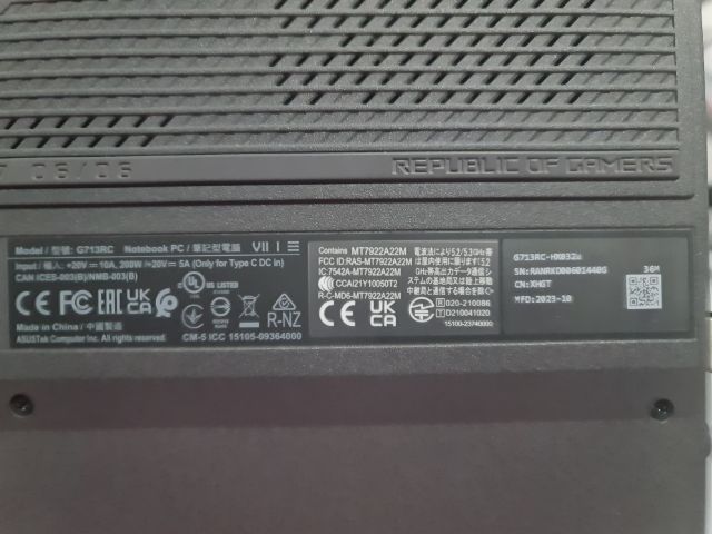 ASUS ROG STRIX G17 G713RC-HX032W (ECLIPSE GRAY) รูปที่ 4