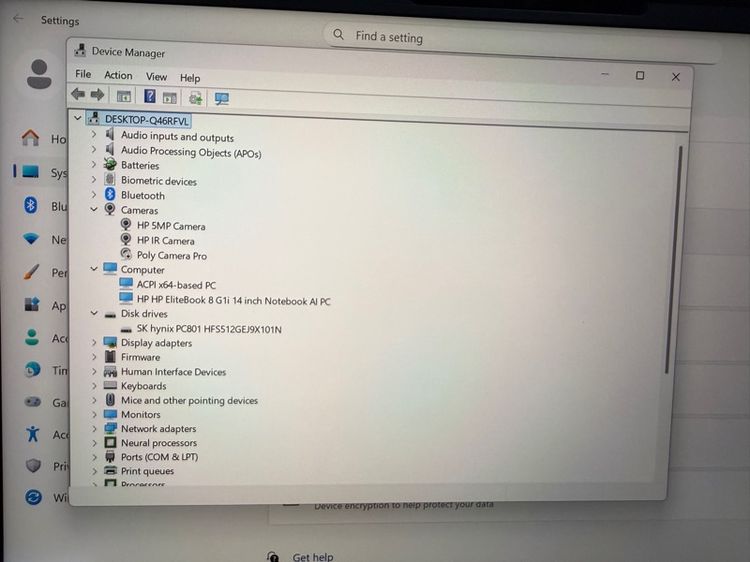 notebook Hp EliteBook 8 G1i 14 นิ้ว ประกันศูนย์ถึง 30 มค 71 รูปที่ 9