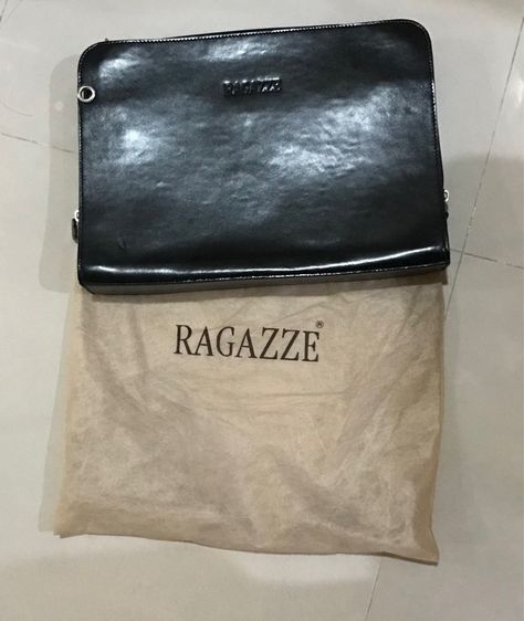 กระเป๋าหนังแท้ Ragazze ของแท้ สีดำ รูปที่ 15