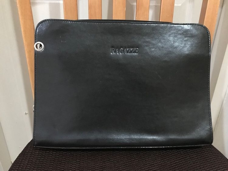 ไม่ระบุ กระเป๋าหนังแท้ Ragazze ของแท้ สีดำ