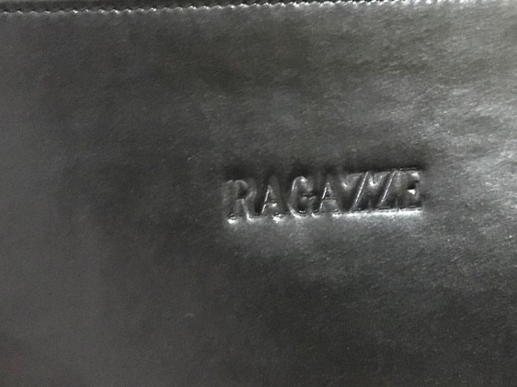 กระเป๋าหนังแท้ Ragazze ของแท้ สีดำ รูปที่ 11