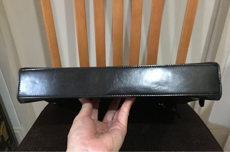 กระเป๋าหนังแท้ Ragazze ของแท้ สีดำ รูปที่ 6