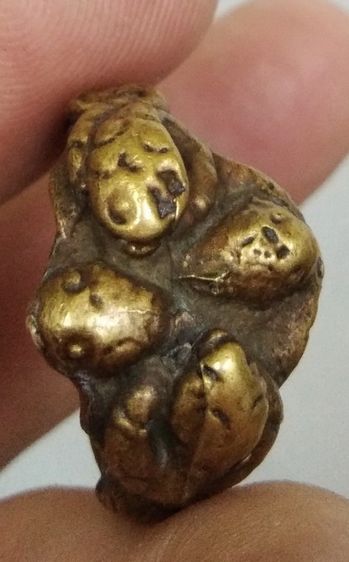 3070-แหวนนาคเกี้ยว เนื้อทองเหลืองหล่อ หลวงพ่ออิ่ม วัดหัวเขา ขนาดเส้นผ่าศูนย์กลางประมาณ 18 มม รูปที่ 4