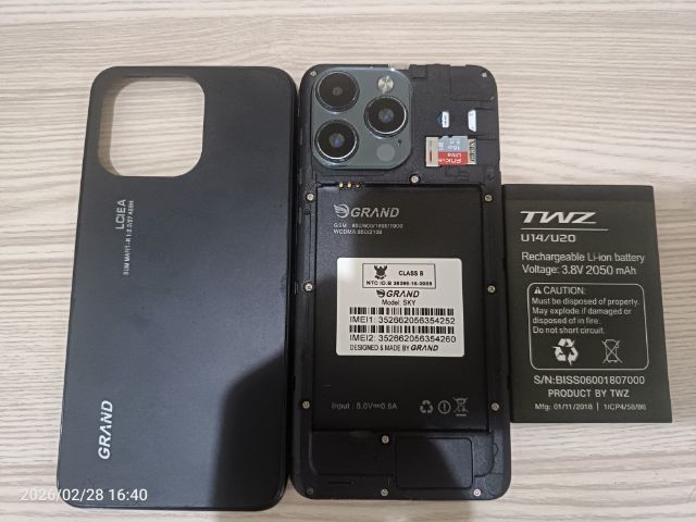ยี่ห้ออื่นๆ 64 GB สมร์ทโฟน GRAND SKY