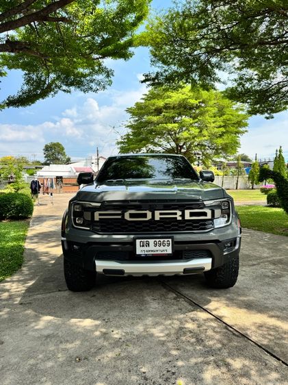 Ford Ranger 2022 Raptor 3.0L V6 Twin-Turbo EcoBoost 4x4 Pickup เบนซิน ไม่ติดแก๊ส เกียร์อัตโนมัติ เทา รูปที่ 3