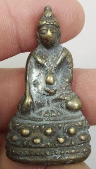 3077-พระกริ่งเนื้อทองเหลืองเก่า ไม่ทราบที่  กริ่งไม่ดังนะครับ รูปที่ 3