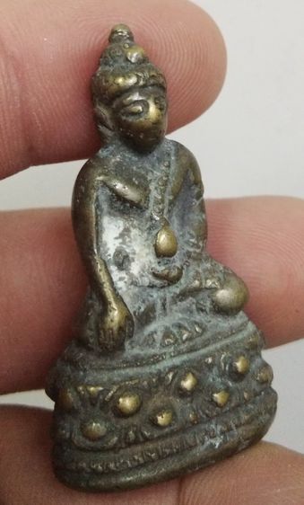 3077-พระกริ่งเนื้อทองเหลืองเก่า ไม่ทราบที่  กริ่งไม่ดังนะครับ รูปที่ 8