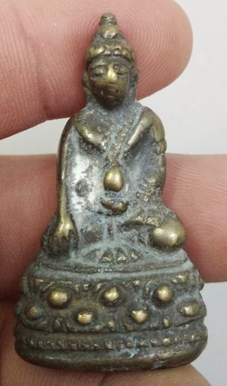 3077-พระกริ่งเนื้อทองเหลืองเก่า ไม่ทราบที่  กริ่งไม่ดังนะครับ รูปที่ 4