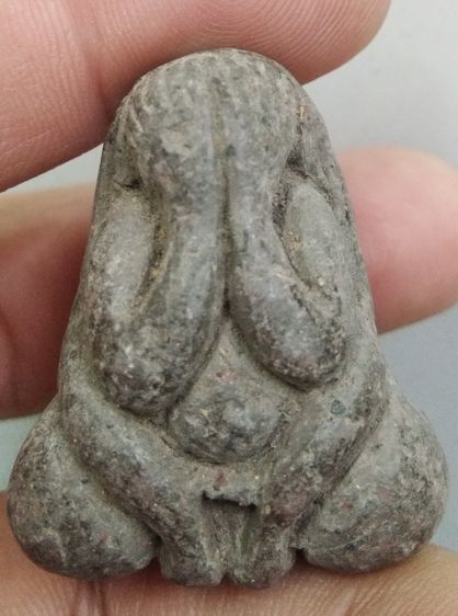 3078-พระปิดตาเนื้อผงเก่า รูปที่ 3