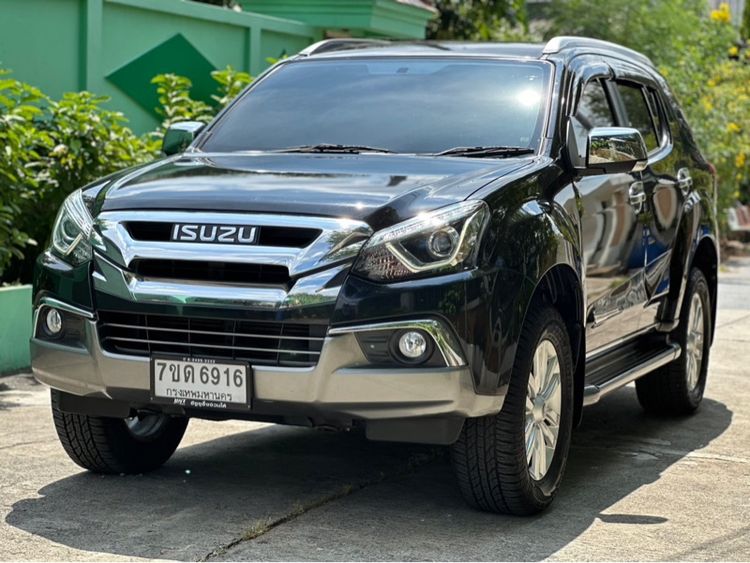 Isuzu MU-X 2017 3.0 Utility-car ดีเซล ไม่ติดแก๊ส เกียร์อัตโนมัติ ดำ รูปที่ 3