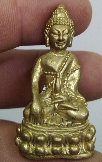 3081-กริ่งหลวงปู่ทิม วัดละหารไร่ เนื้อทองเหลือง ใต้ฐานอุดกริ่ง ตอกโค๊ตรูปหยดน้ำตัว ท รูปที่ 8