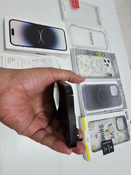 iPhone 14 Pro Max 128g สีดำ เครื่องศูนย์ไทย  มีใบเสร็จ เดิมๆ ปกติทุกอย่าง สบายใจได้ กล่องเคส แถมตามรูป ฟิล์มกระจก focus  รูปที่ 8