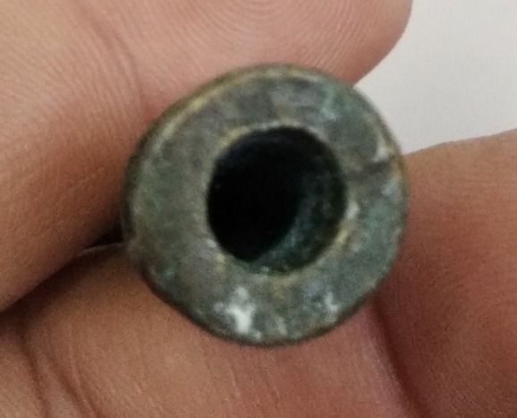 3084-เทวรูปอียิปต์เนื้อทองเหลืองเก่า ขนาดความสูงรวมประมาณ 7 ซม รูปที่ 13