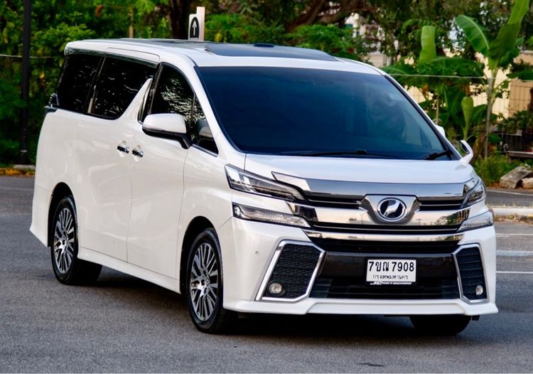 Toyota Vellfire 2017 2.5 Z G Edition Van เบนซิน ไม่ติดแก๊ส เกียร์อัตโนมัติ ขาว